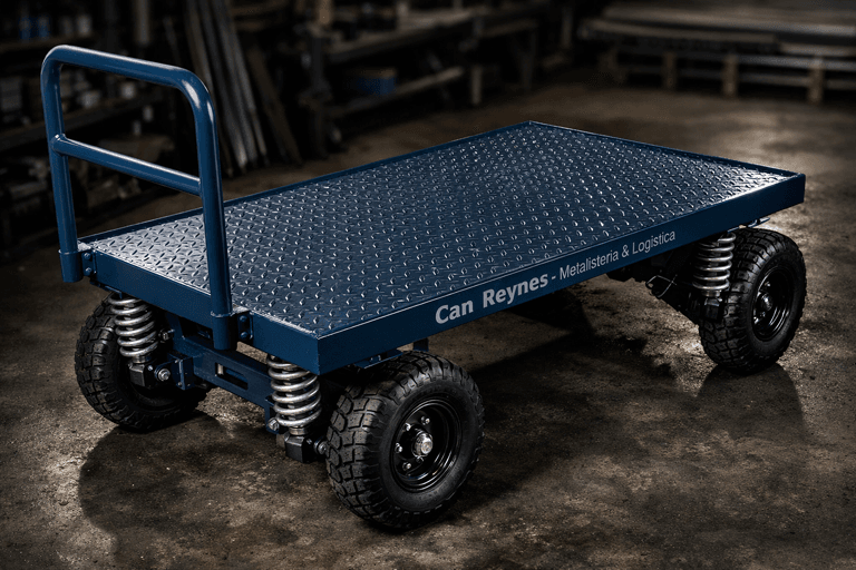 Plataformas de Transporte Industrial con Suspensión
