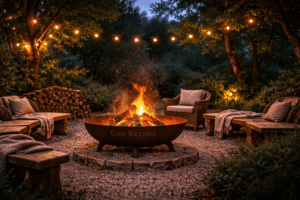 brasero de hierro para jardín can reynés